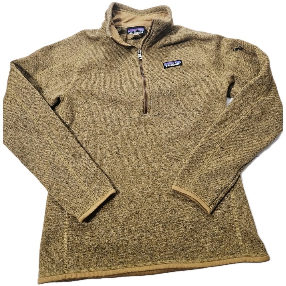 Patagonia Better Sweater 1/4 Zip Pullover Sweater Jacket Women's Size Medium